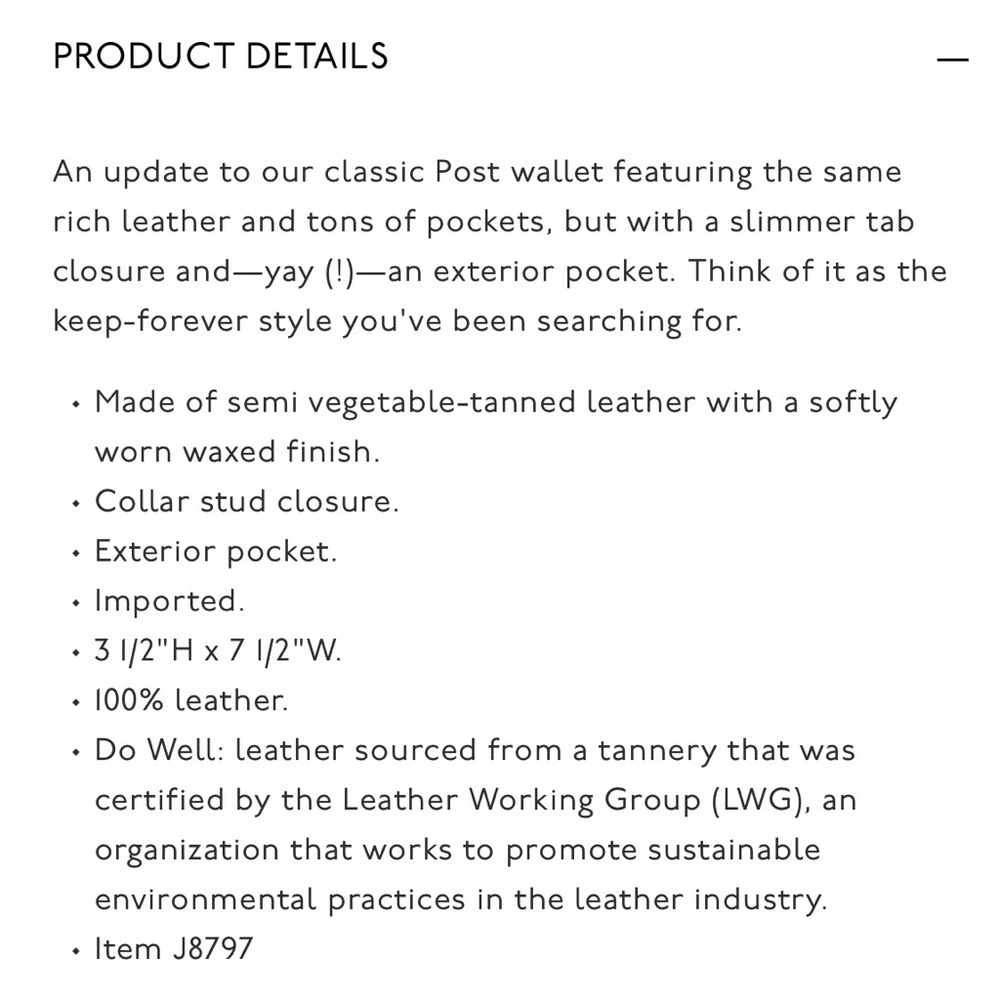Madewell The Leather Post Wallet in English Saddle - Picture 7 of 7